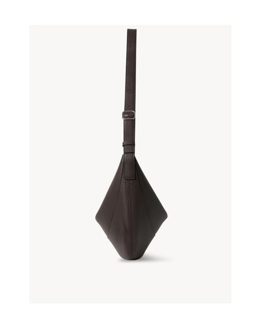 The Row Black Leather Jouve Bag