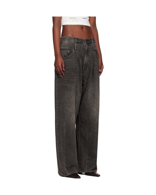 R13 Multicolor Logo Patch Damon Jeans