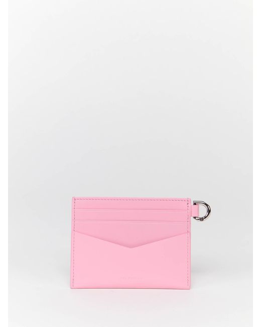 Givenchy Pink 4G Cardholder Wallet