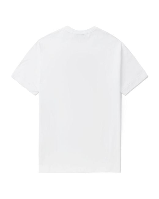 Comme des Garçons White Short-Sleeved T-Shirt
