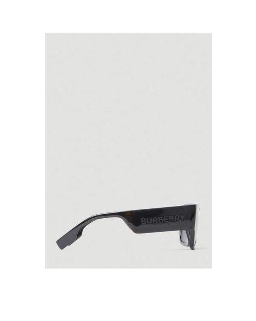Burberry Gray Logo Sunglasses for men