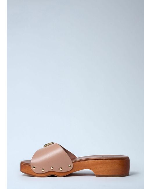 Chloé Brown Chlo Jeannette Sandals