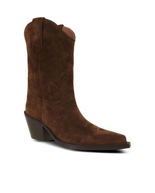 Paris Texas Brown Dakota Short Boots