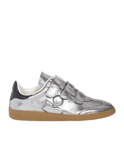 Isabel Marant White Beth Low-Top Sneakers