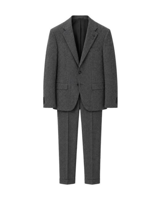 Lardini Gray Single-Breasted Two-Piece Suit for men