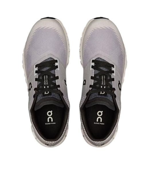 On Shoes Gray Cloud 6 Push Lace-Up Sneakers for men