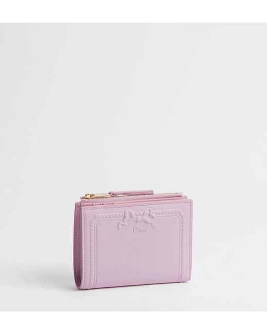 Dior Purple Médaillon Dahlia Wallet