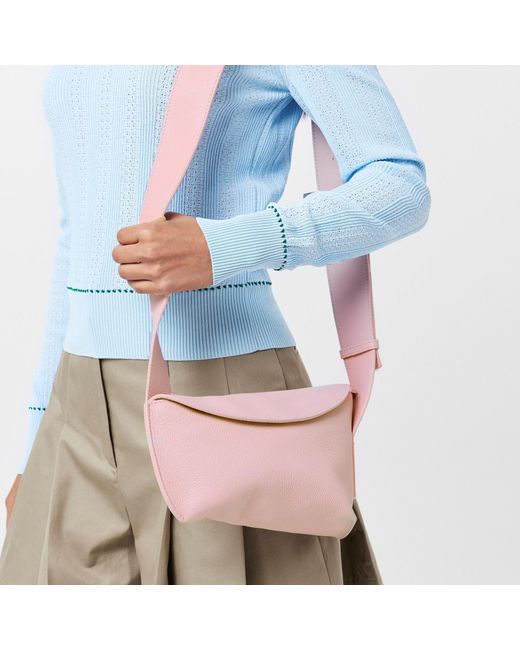 McQueen Pink Shoulder Crossbody Bag