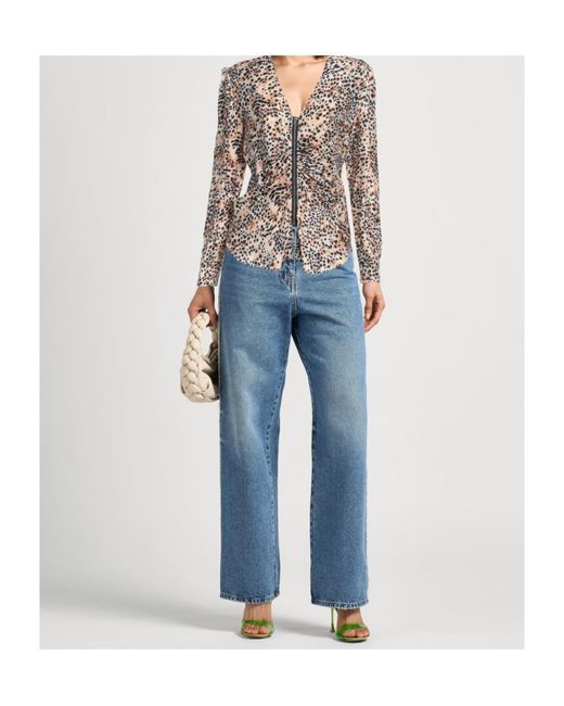 Isabel Marant Multicolor Front Zip Top