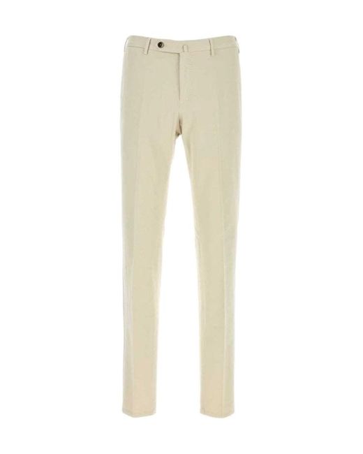 Pt Pantaloni Natural Straight-Leg Casual Trousers for men