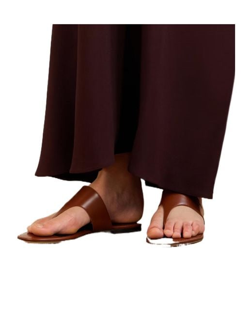 Tom Ford Brown Thong Flat Slide Sandals
