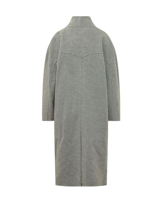 Ba&sh Gray Kaya Toggle Coats