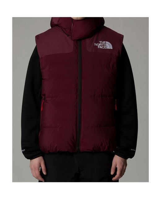 The North Face Red Rmst Himalayan Baltoro Hodoed Down Jacket for men
