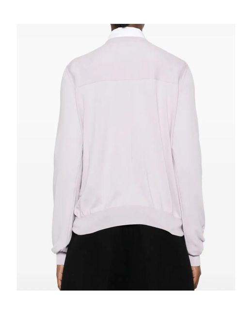 Jil Sander White Cotton Sweater