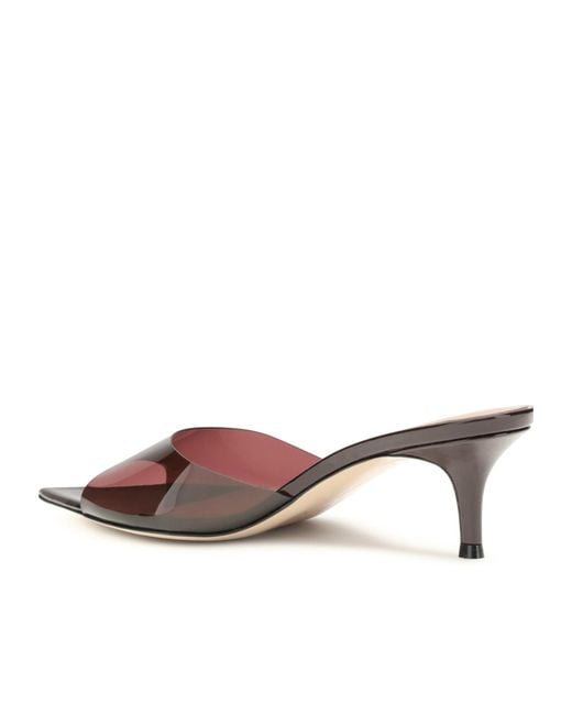 Gianvito Rossi Brown Elle Pointed-Toe Mules