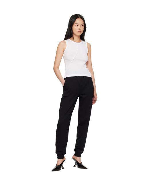 Helmut Lang Black Elastic Waist Sweatpants