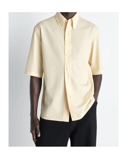 Lemaire Natural Short-Sleeved Shirt for men