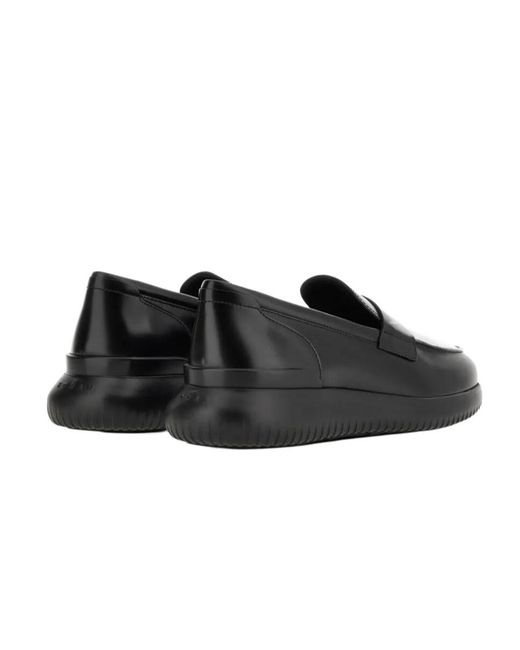 Hogan Black Loafers Interactive³ for men