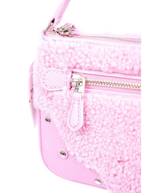 COACH Pink Logo Cross-Body Bag