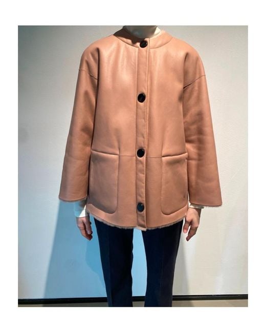 Max Mara Multicolor Long-Sleeved Coat