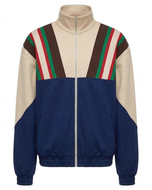 Gucci Blue Zip Up Jacket for men