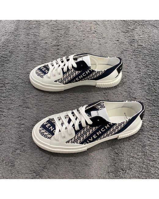 Givenchy Chain Tennis Sneakers in White | Lyst