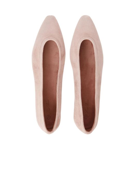 Loro Piana Pink Primula Ballet Flats