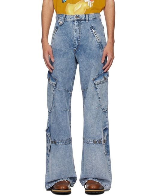 Egonlab Blue Work Jeans for men