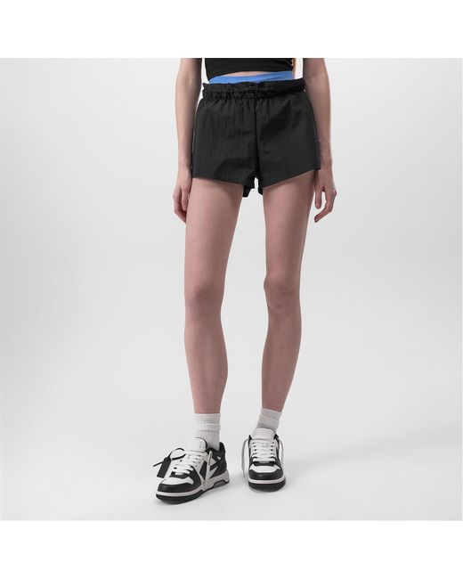 Off-White c/o Virgil Abloh Blue Nylon Shorts
