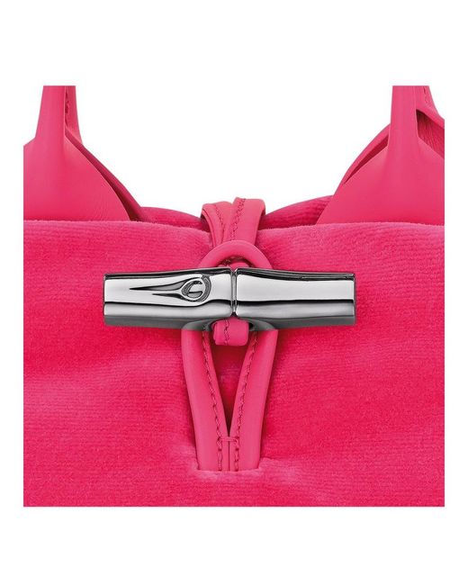 Longchamp Pink Le Roseau Xs Handbag