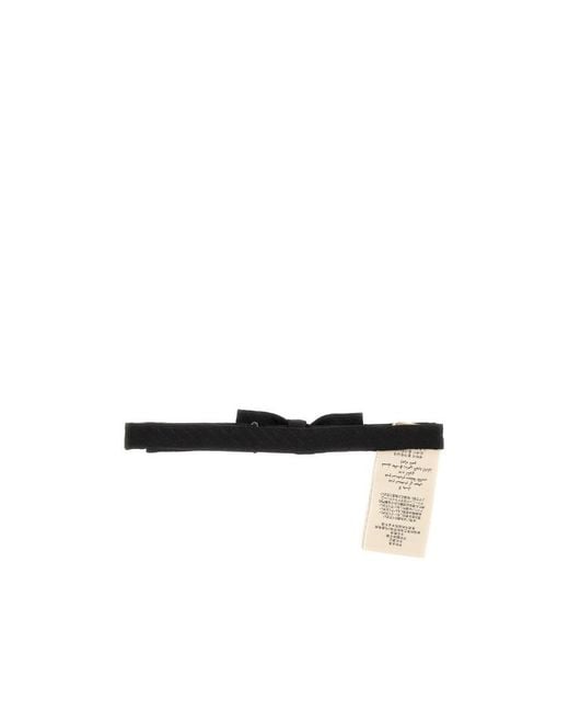 Gucci White Logo Detailed Bow Tie for men