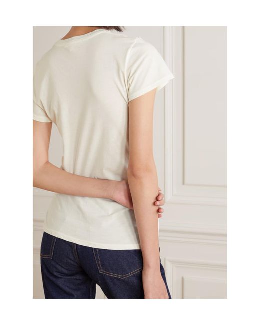 Nili Lotan White Lana Short-Sleeved T-Shirt