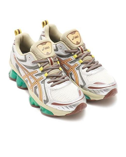 Asics Green Gel-Quantum Kinetic Lace-Up Sneakers