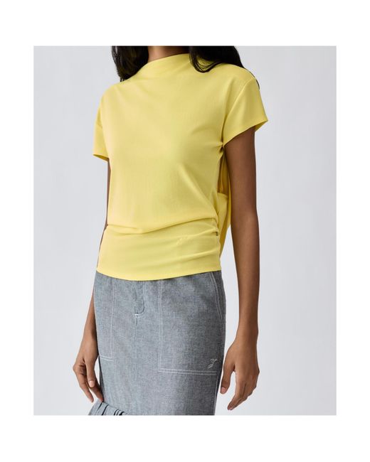 Jacquemus Yellow The Mistral Open Back Top