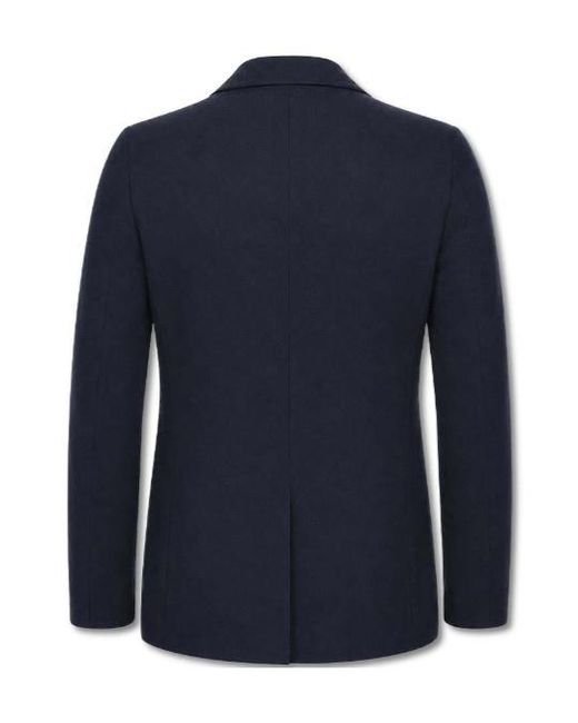 Circolo 1901 Blue Fleece Two-Button Blazer for men