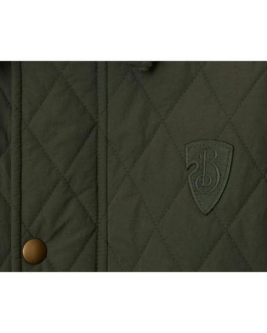 Burberry Green Quilted Barn Jacket