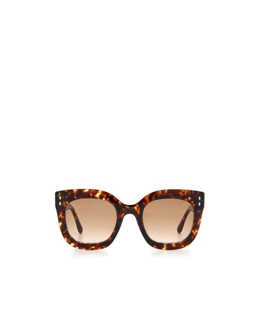Isabel Marant Metallic Steffy Cat-Eye Frame Sunglasses