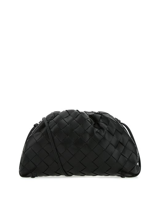 Bottega Veneta Black Intrecciato Pouch