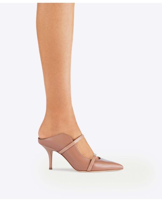 Malone Souliers Pink Pointed Mules