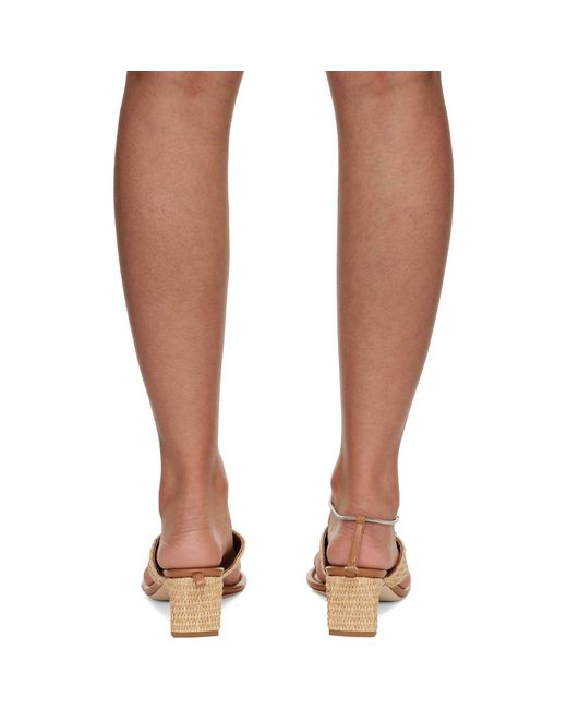 By Far Brown Dasha High-Heeled Sandals