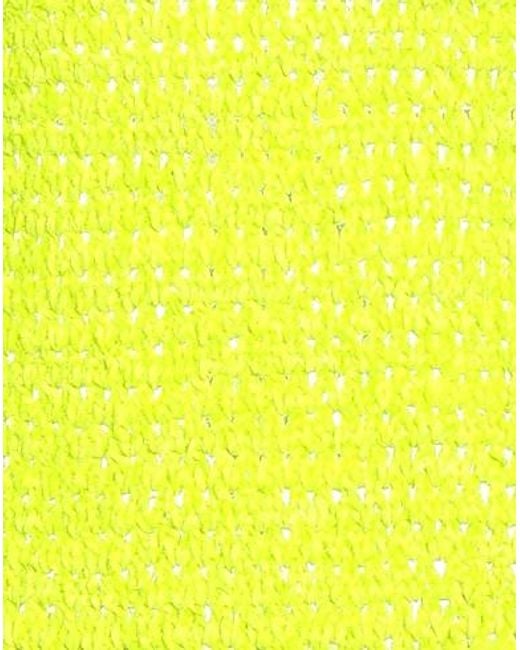Ganni Yellow Sleeveless Knit Dress