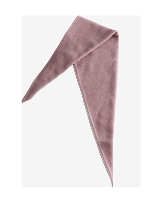 Rier Purple Losange Mini Scarf for men