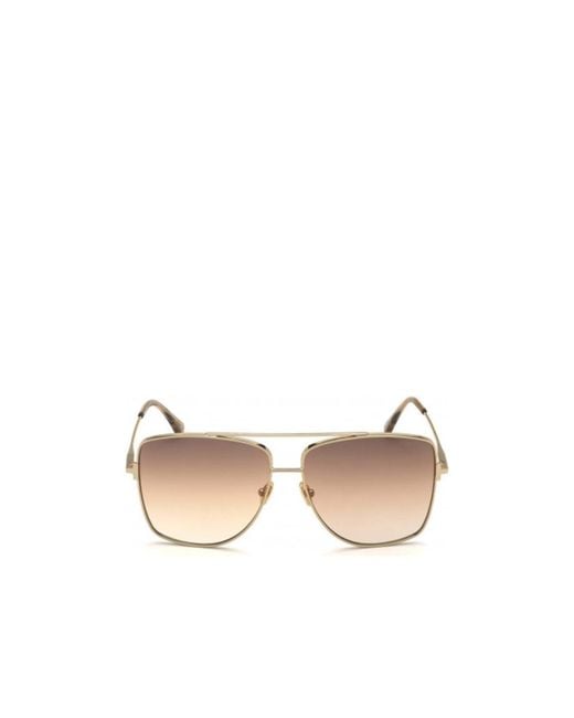 Tom Ford Pink Reggie Pilot Rimmed Sunglasses for men
