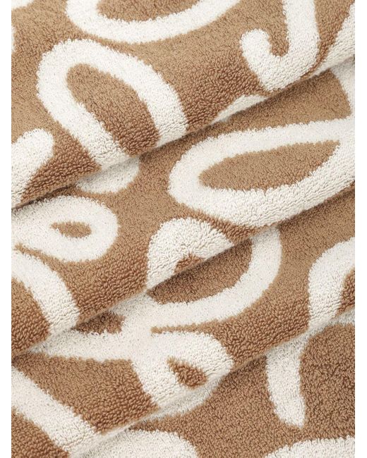 Loewe White Anagram Towel for men