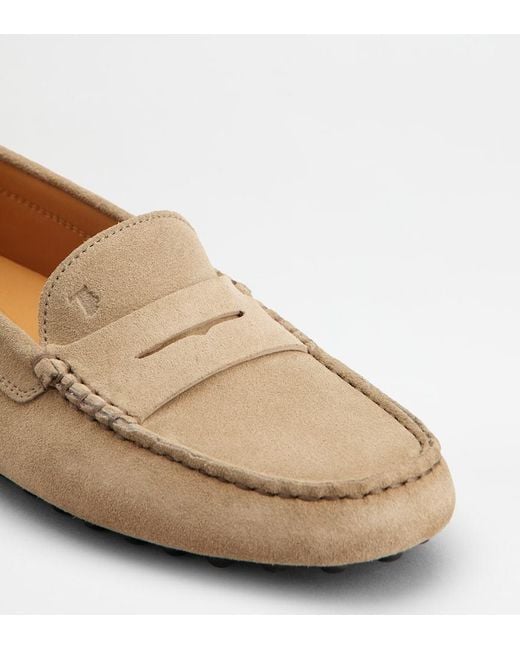 Tod's Natural Gommino Driving Loafers