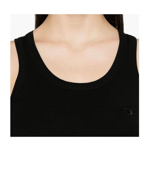 Coperni Black Sleeveless Tops