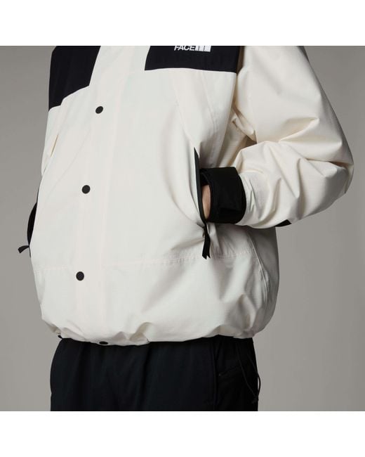 The North Face White Dryvent Mono Mountain Jacket for men