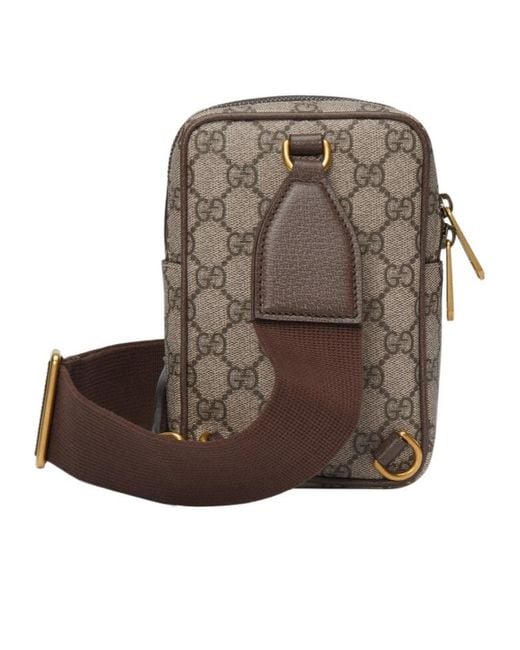 Gucci Multicolor Ophidia Gg Web Striped Belt Bag for men