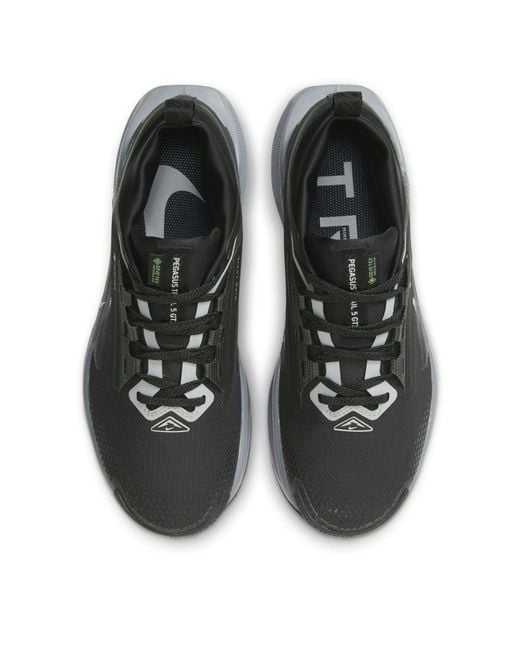 Nike Black Wearresistant Waterproof Trail Running Shoes