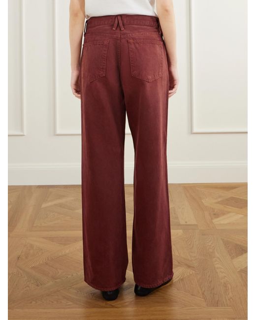 SLVRLAKE Denim Red Belt-Loop Jeans